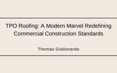TPO Roofing: A Modern Marvel Redefining Commercial Construction Standards